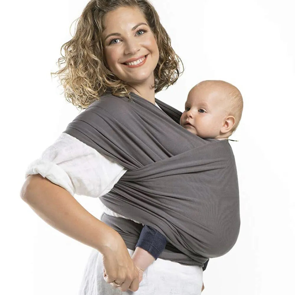 Sling de Algodão Flexível para Transporte de Bebês